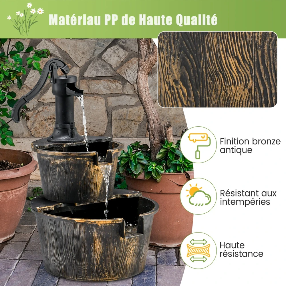 Sodo fontanas 45.5 x 41 x 68 cm