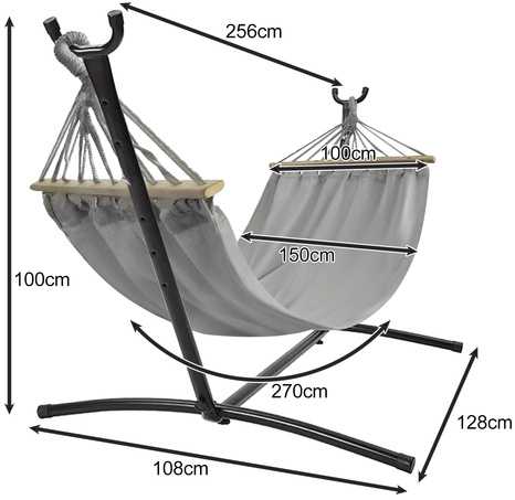 Frame Sodo hamakas 200x150cm Gardlov su rėmeliu 25466