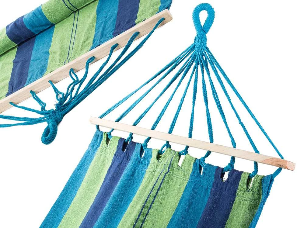 Verk Group Sodo hamakas su mediniu rėmu 200x80 cm