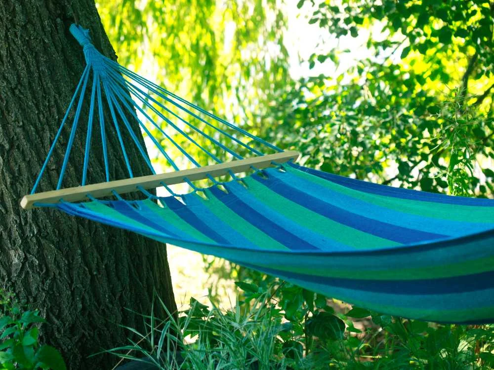 Verk Group Sodo hamakas su mediniu rėmu 200x80 cm