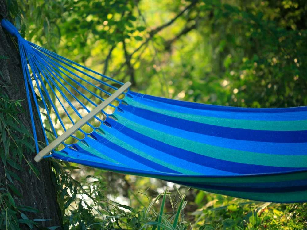Verk Group Sodo hamakas su mediniu rėmu 200x80 cm