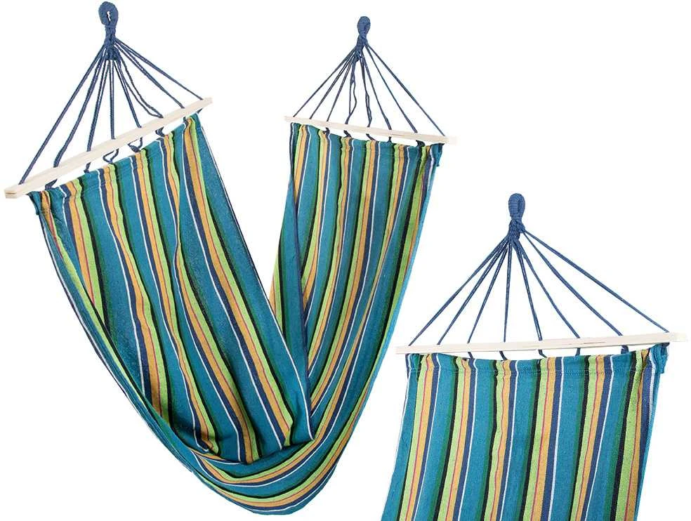 Verk Group Sodo hamakas su mediniu stovu 200x80 cm