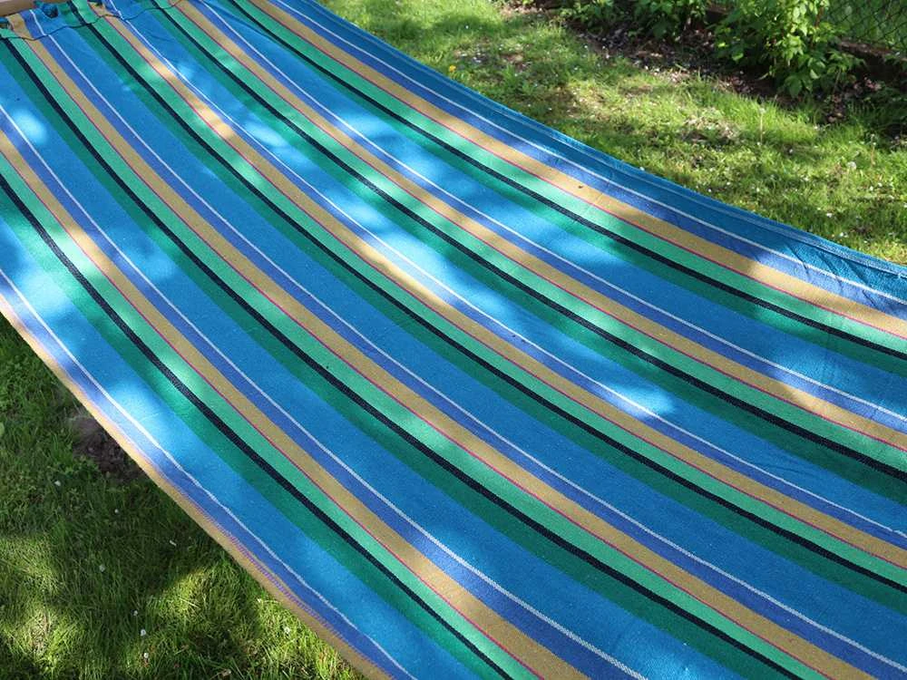 Verk Group Sodo hamakas su mediniu stovu 200x80 cm