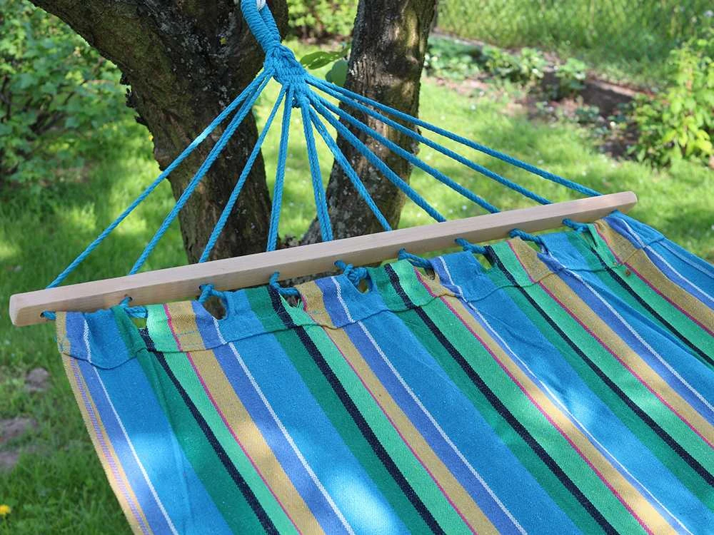 Verk Group Sodo hamakas su mediniu stovu 200x80 cm