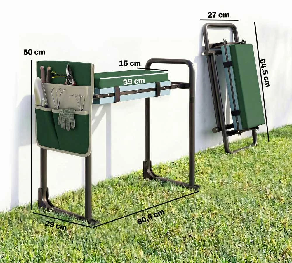 Sodo klūpynė 2-in-1