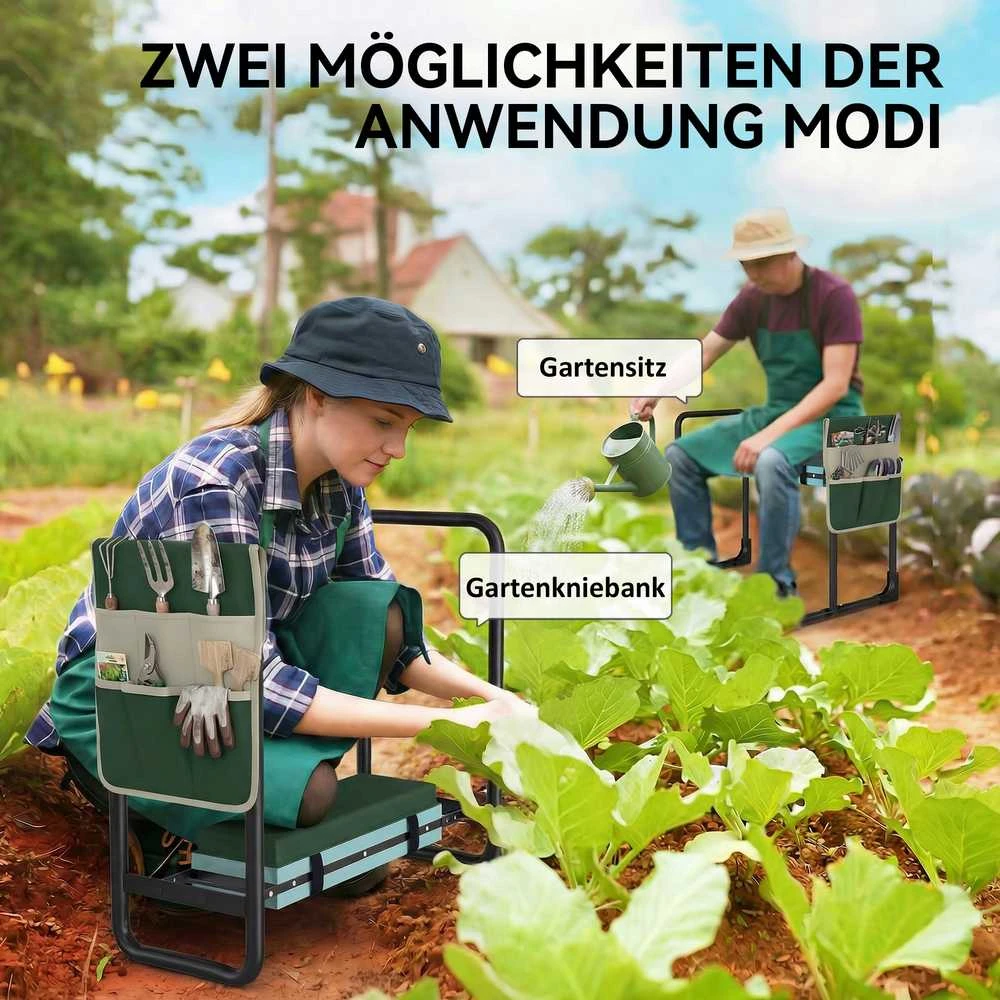 Sodo klūpynė 2-in-1