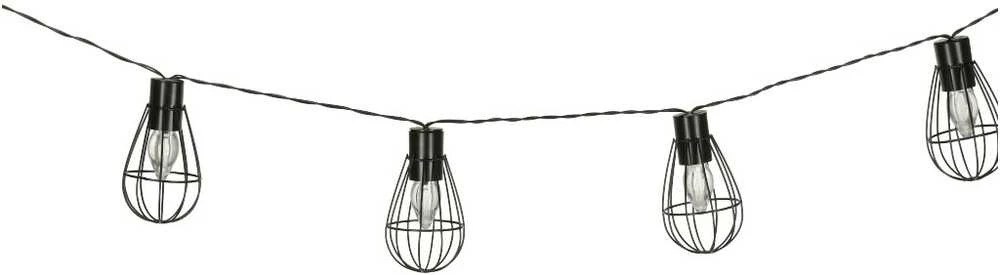 Ikonka Sodo žibintai saulės lempučių girlianda palėpėje 10LED