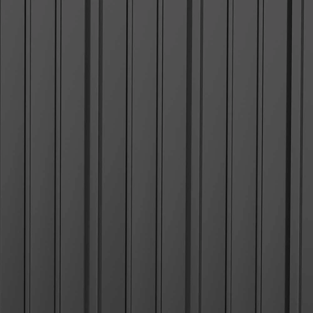Outsunny sodo namelis 1,34 m², rakinama sodo spintelė su vienšlaičiu stogu iš cinkuoto plieno, 161,5x94,5x196 cm, juoda