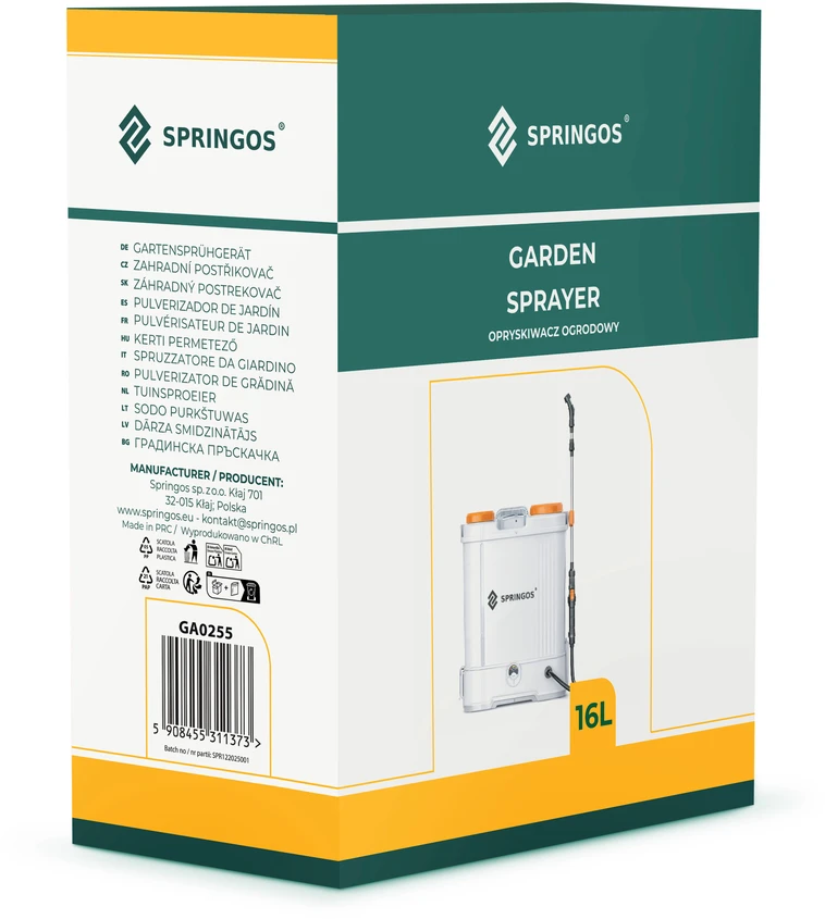 Springos Sodo purkštuvas 16 l