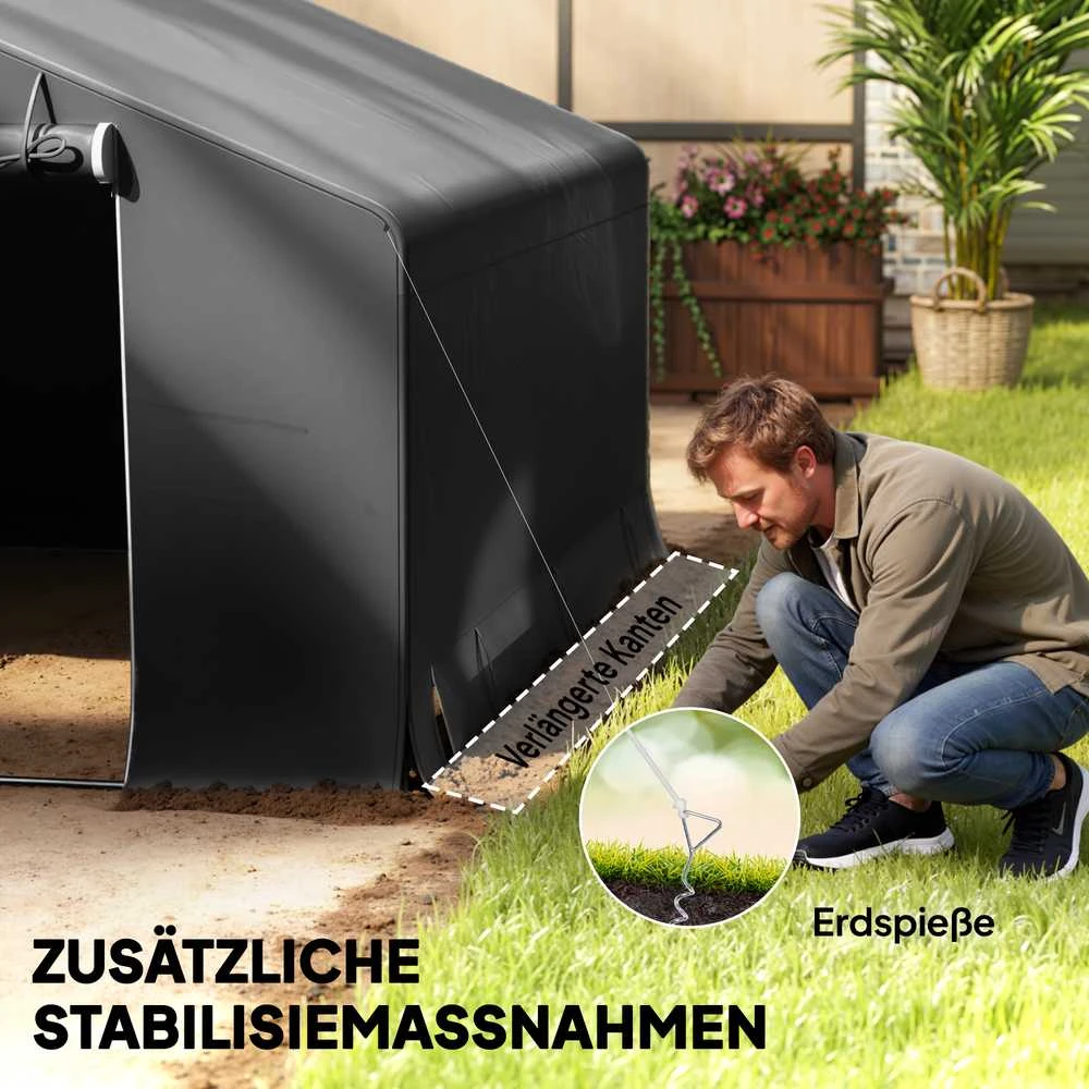 Sodo sandėliukas 3 × 3 m