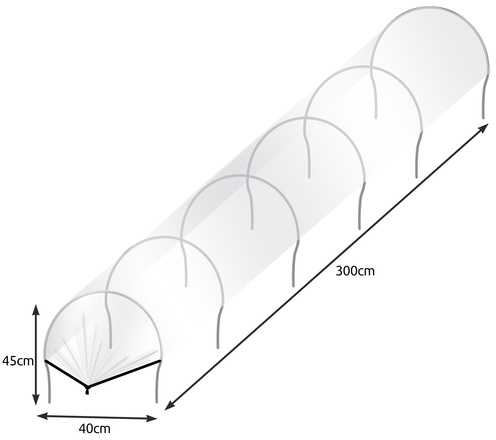Garden greenhouse - Gardlov tunnel 25382