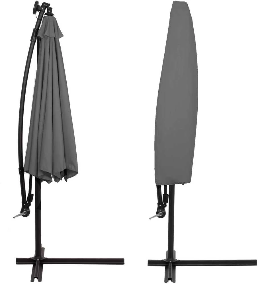 Sodo skėtis su LED ir saulės baterija Springos GU0046 300 cm
