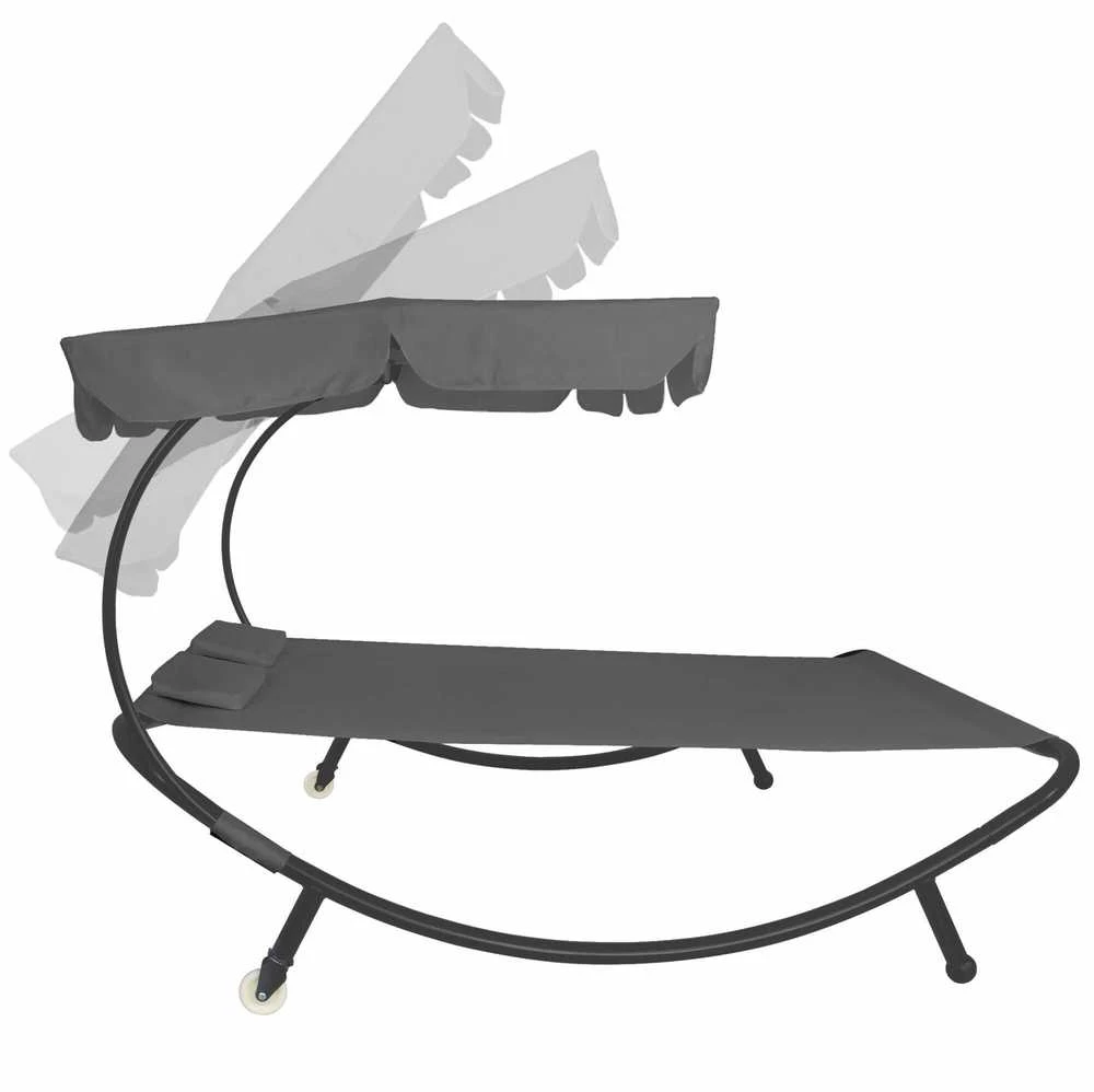 Sodo sofa Springos GF2002 su skydeliu ir pagalvėmis