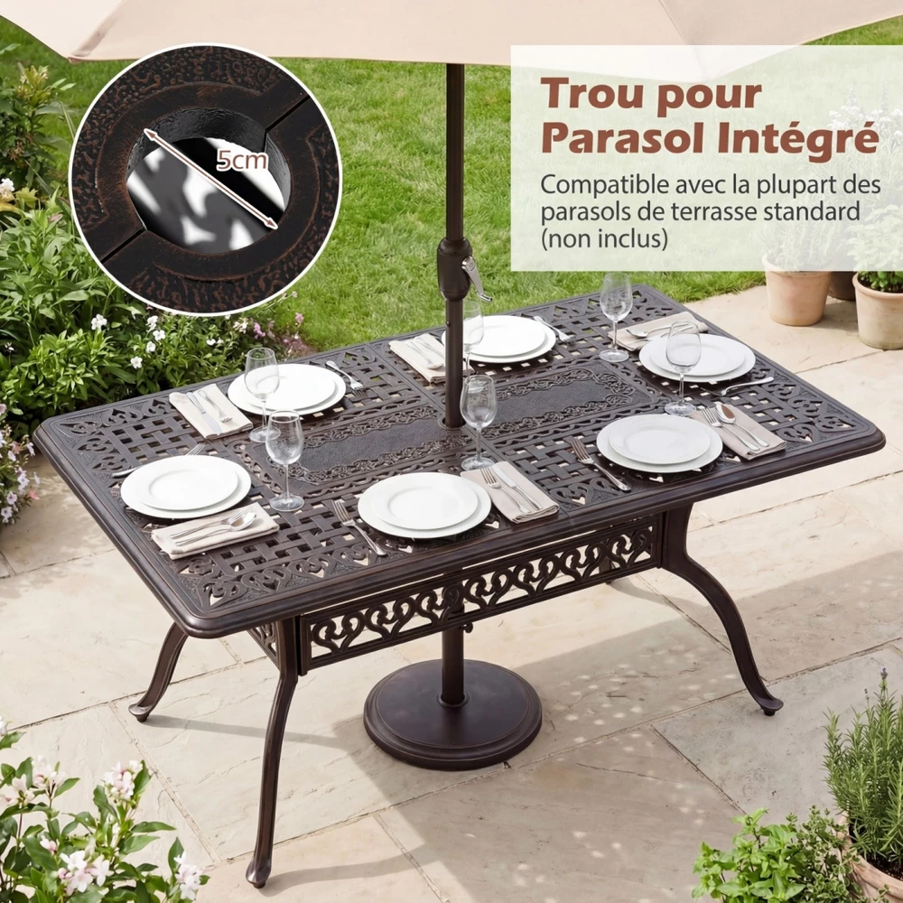 Sodo stalas 150 x 90 x 73 cm