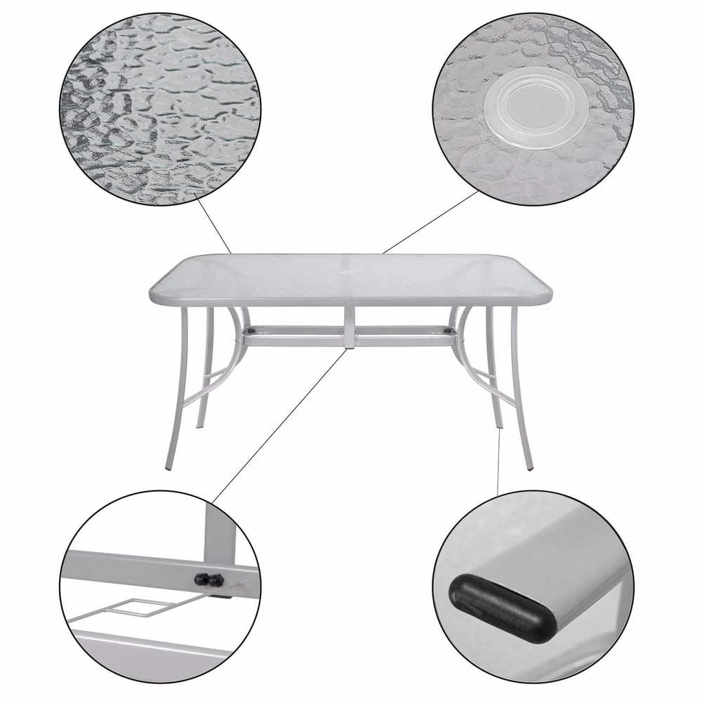 Sodo stalas Springos GF1013 150x90 cm