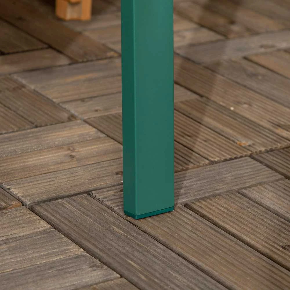 Outsunny 280 kg, tamsiai žalia, 127x63x83 cm