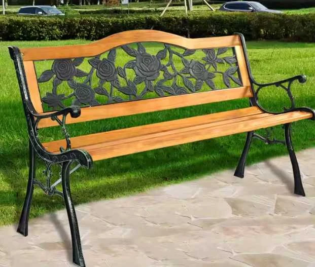 Lean Sodo suoliukas medinis su metaliniu atlošu 125 cm