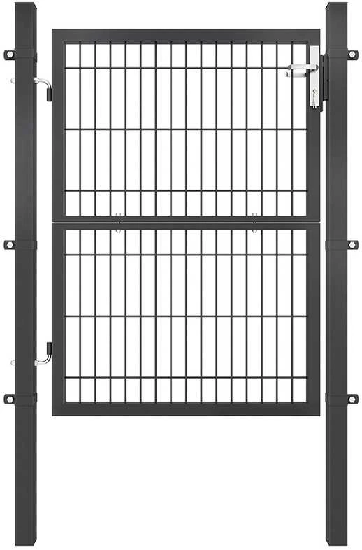 Songmics Sodo vartai 106 x 125 cm (D x V), pagaminti iš cinkuoto plieno