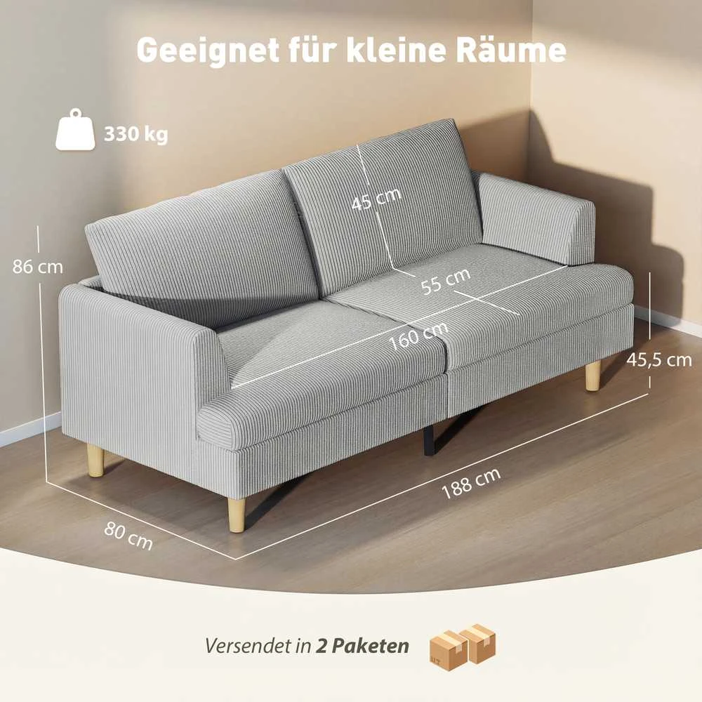 Sofa 188 x 80 x 86 cm