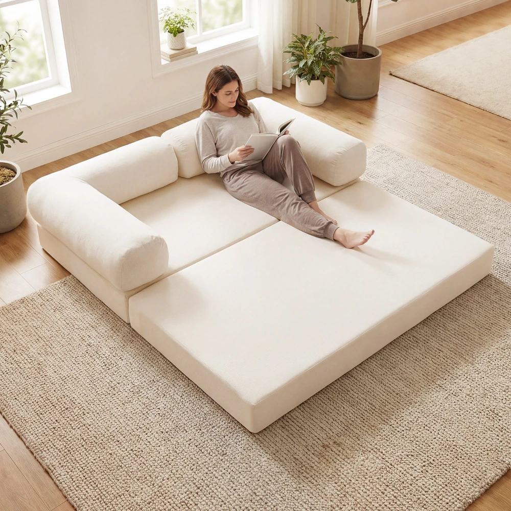 Sofa smėlio spalvos
