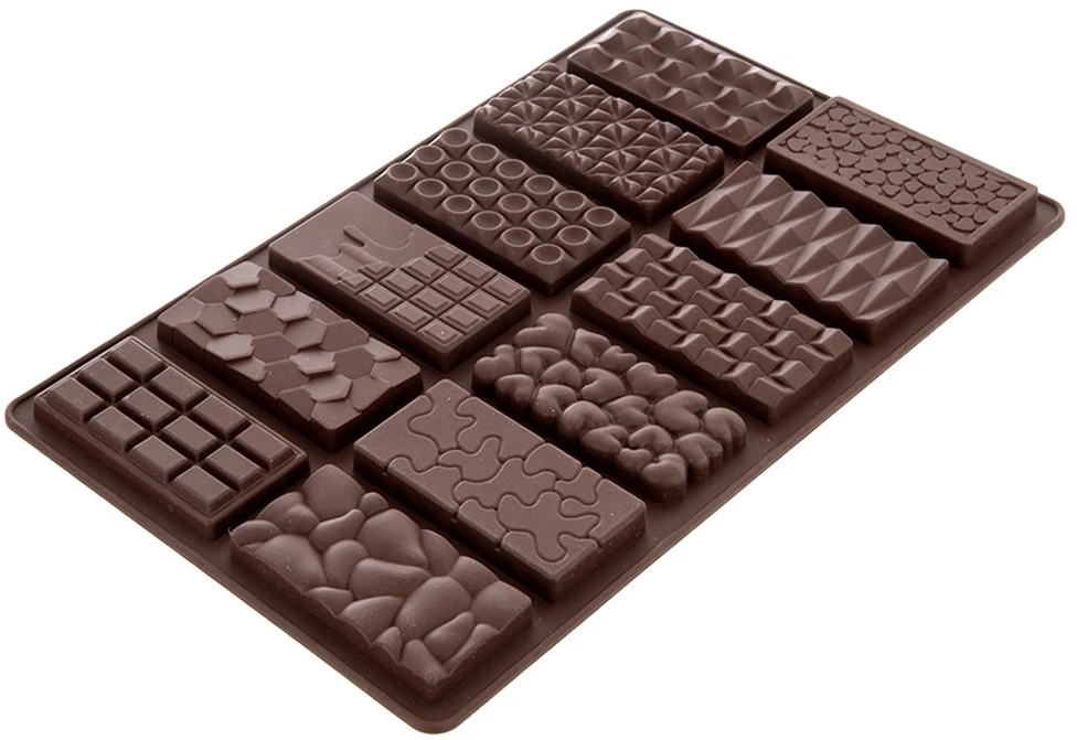 Aptel Orion Silikoninė forma šokoladui 27,5x17 cm - Mini šokolado plytelės