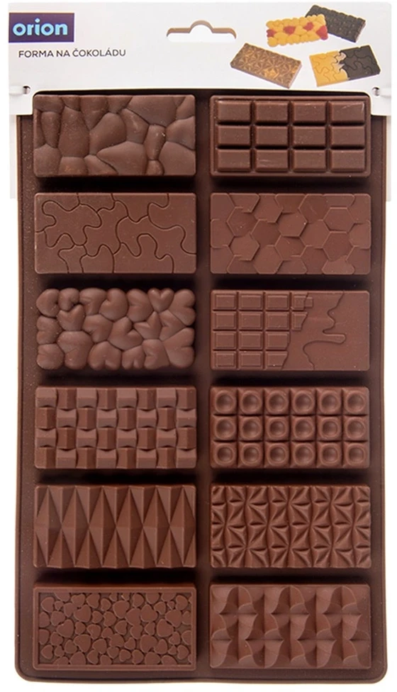Aptel Orion Silikoninė forma šokoladui 27,5x17 cm - Mini šokolado plytelės