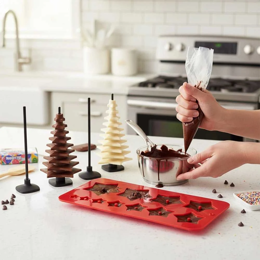 Pavonidea La Cucina Chocolate forma Kalėdų eglutė 9 dalių