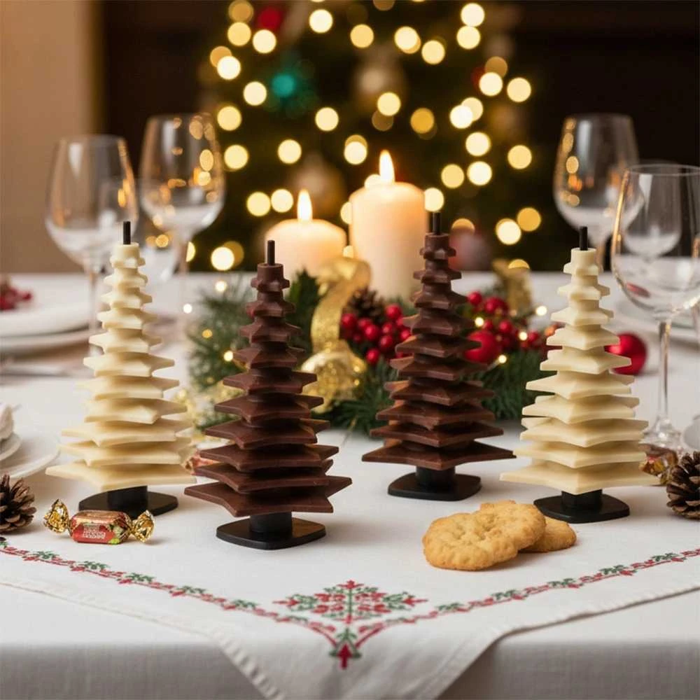 Pavonidea La Cucina Chocolate forma Kalėdų eglutė 9 dalių