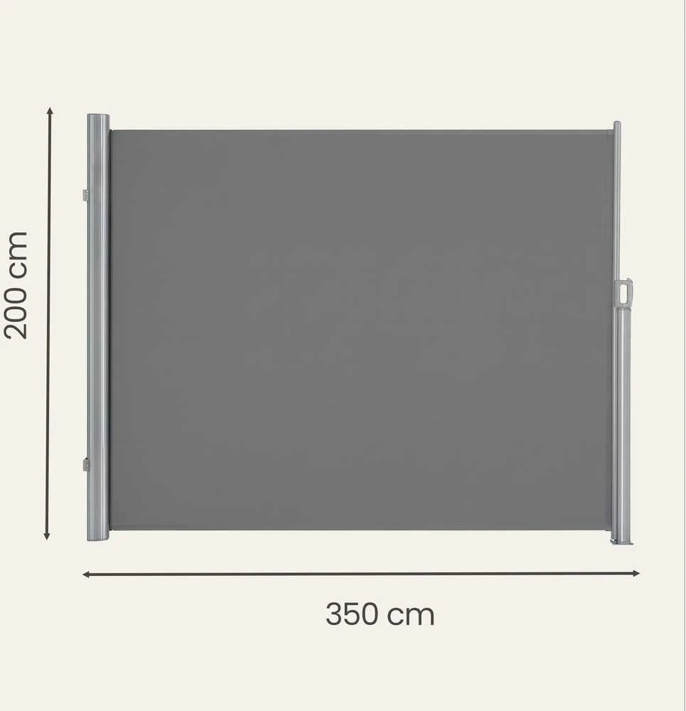 Songmics Šoninė markizė 200 x 350 cm