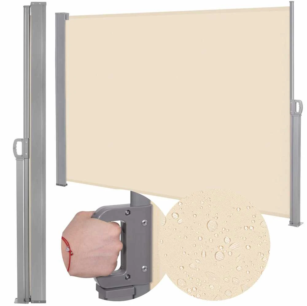 Šoninė markizė Springos AW0010 300x200 cm šviesiai smėlio spalvos