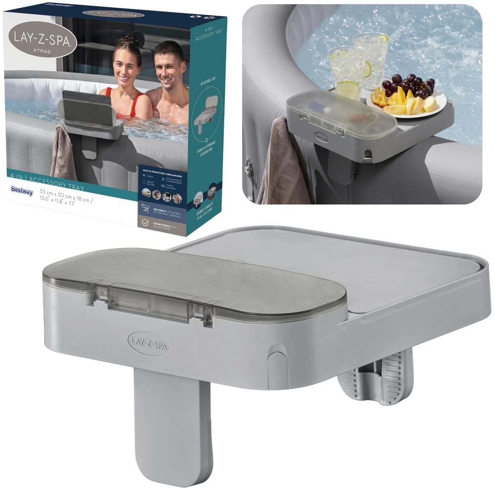 Bestway 4in1 Lentyna Visiems Lay-Z-Spa Laikymo Stalo Kabliukui Laikyti 60337