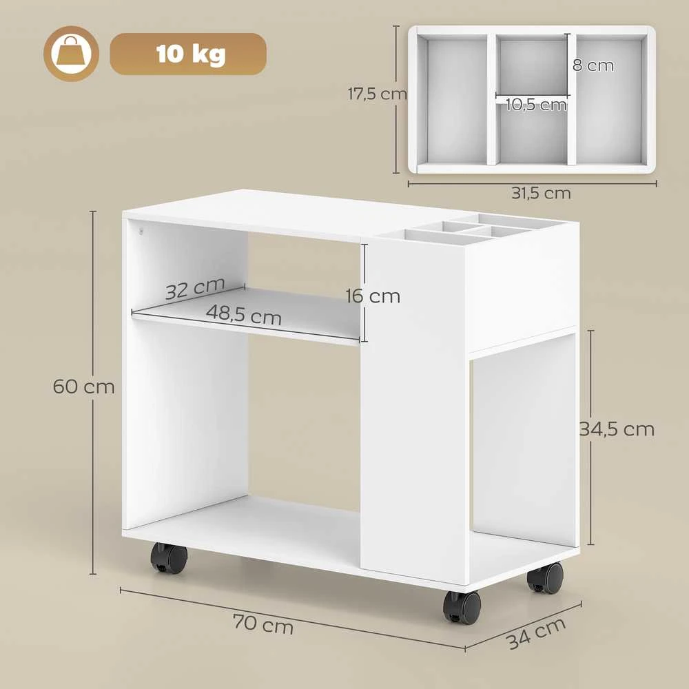 Spausdintuvo stalas 70 × 34 × 60 cm