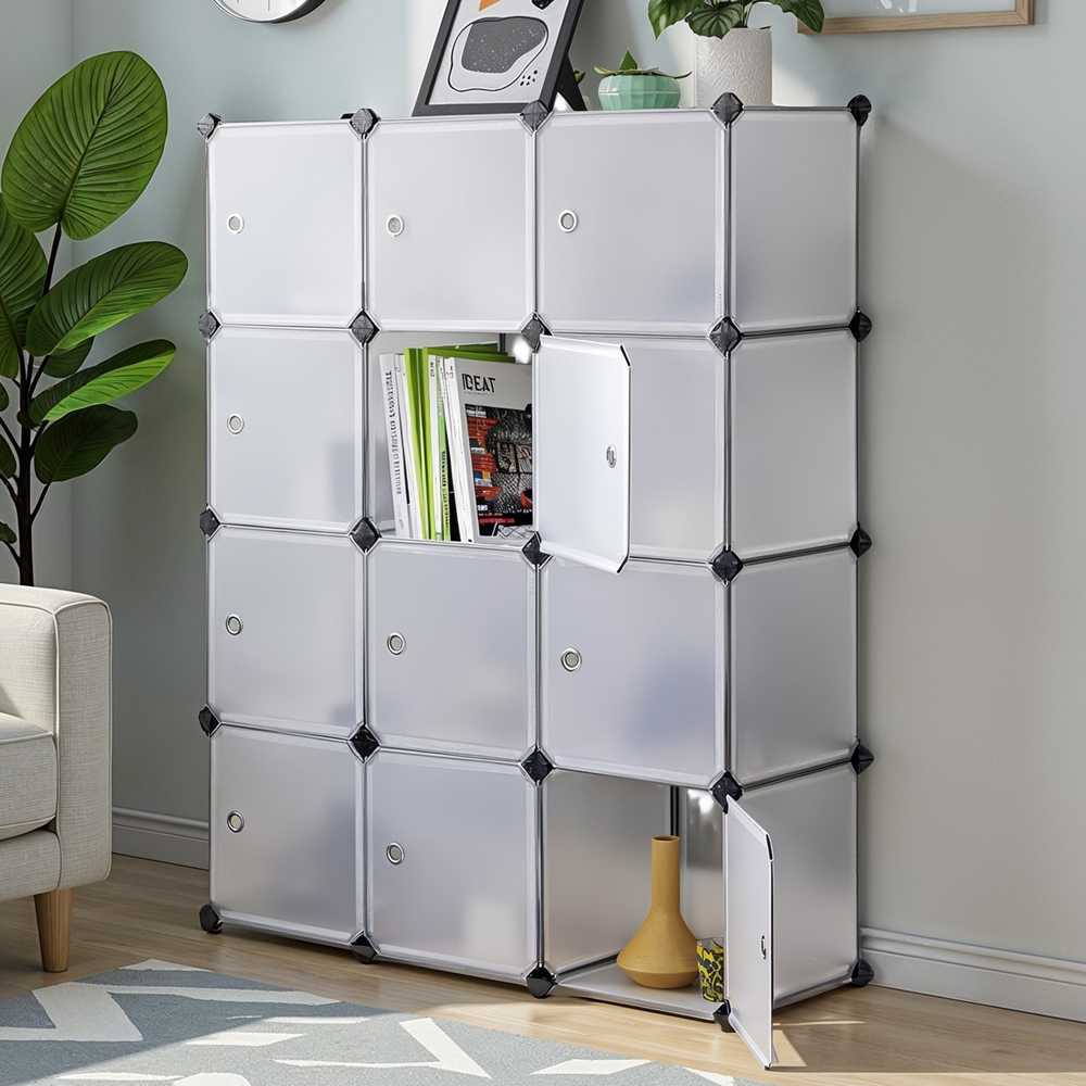 Songmics Spinta su 12 kubelių 93x31x123 cm