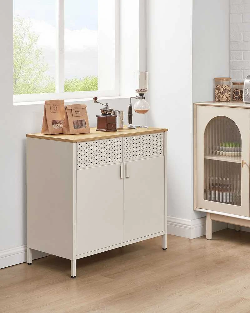 Songmics Spintelė 40 x 80 x 76 cm smėlio-natūralios spalvos