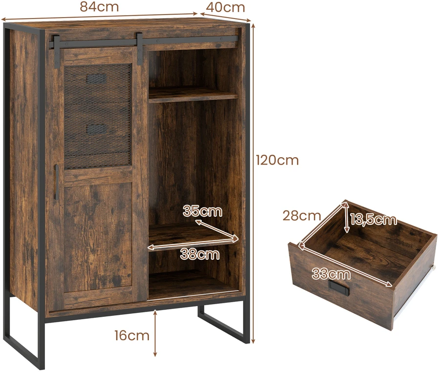 Spintelė 84 x 40 x 120 cm