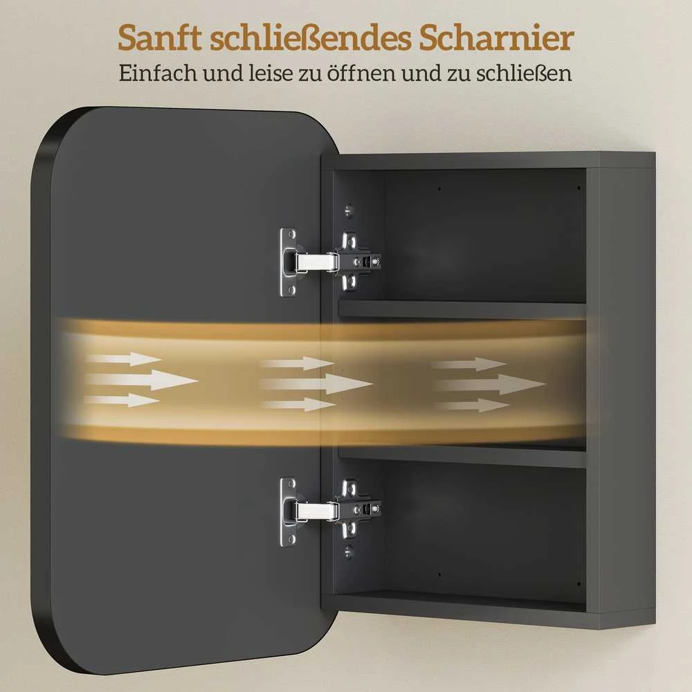 Spintelė su veidrodžiu 40,2 x 10,2 x 50,9 cm