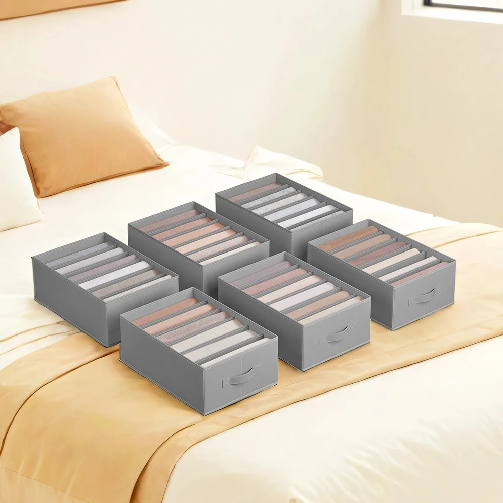 Songmics Spintos dėklai 42 x 30 x 17 cm 6 vnt.
