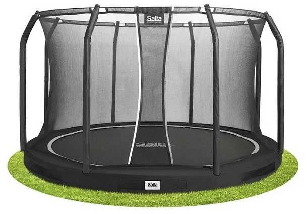 Salta Premium Ground Combo 396cm Trampoline Juodas