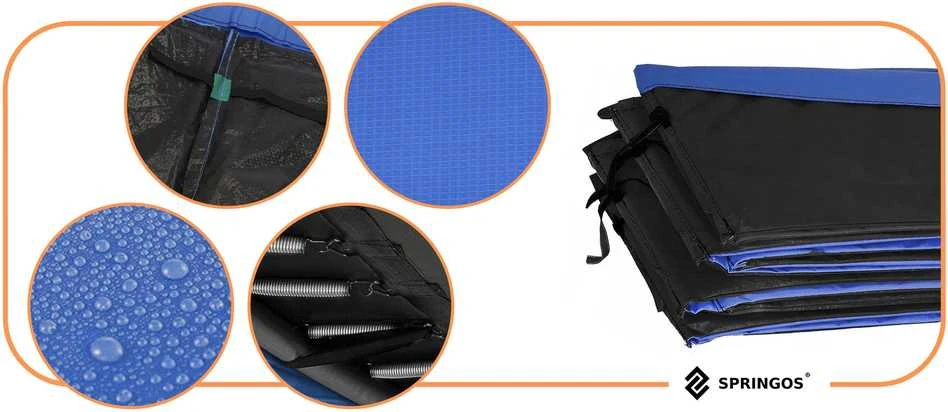 Springos TP-12FT 366 CM Mėlynas OSŁONA DO TRAMPOLINY