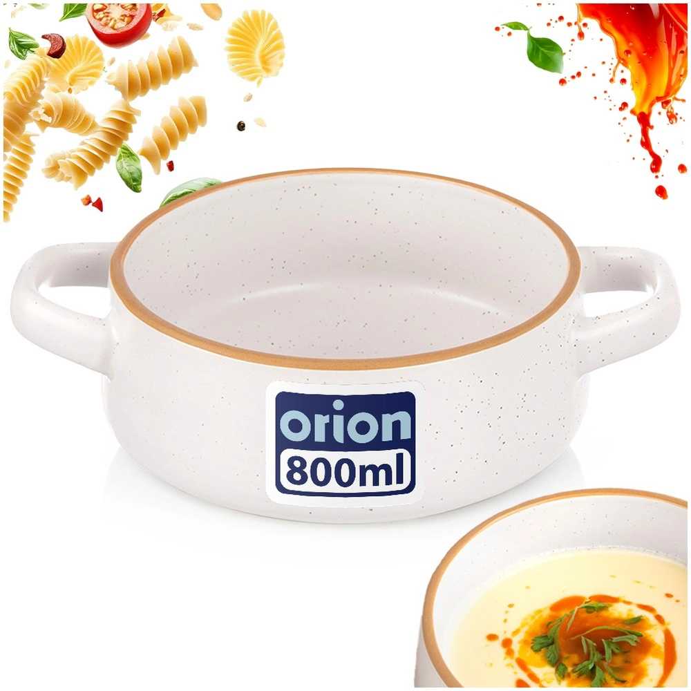 Lumarko Orion Keramikinis Dubuo 800 ml - Gili Lėkštė su Rankenomis - Universalus Naudojimas
