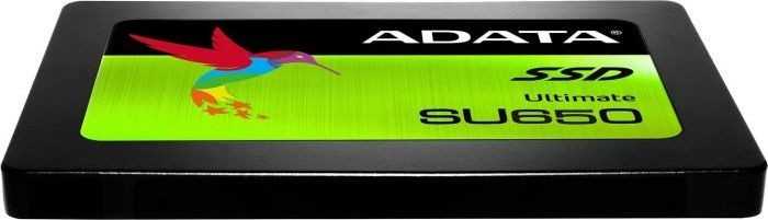 ADATA | Ultimate SU650 | 2000 GB | SSD form factor 2.5" | Solid-state drive sąsaja SATA 6Gb/s | Skaitymo greitis 520 MB/s | Rašymo greitis 450 MB/s