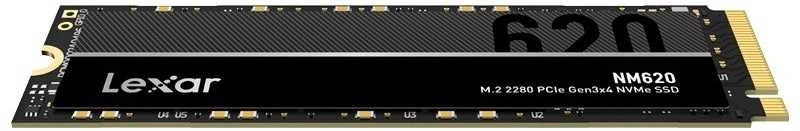 Kietasis diskas SSD Lexar NM620 2TB, skaitymo greitis 3300 MB/s, rašymo greitis 3000 MB/s