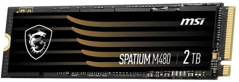 SSD kietasis diskas MSI SPATIUM M480 PRO, 2 TB PCIe Gen4x4 M.2 2280