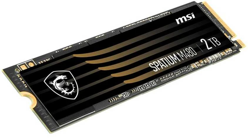 SSD kietasis diskas MSI SPATIUM M480 PRO, 2 TB PCIe Gen4x4 M.2 2280