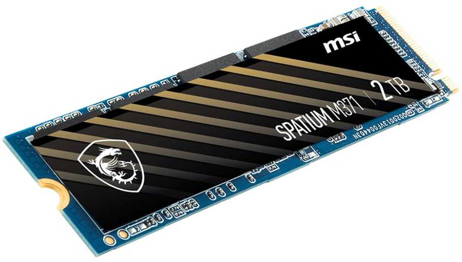 SSD diskai - MSI Space M371 1TB NVMe M.2 PCI Express 3.0