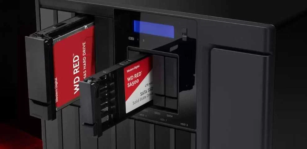 SanDisk WD Raudona SSD SA500 NAS 2TB SATA III 6Gb/s M.2 2280 Bulk