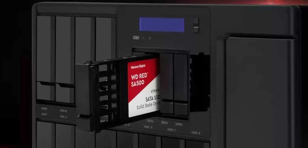 SanDisk WD Raudona SSD SA500 NAS 2TB SATA III 6Gb/s M.2 2280 Bulk