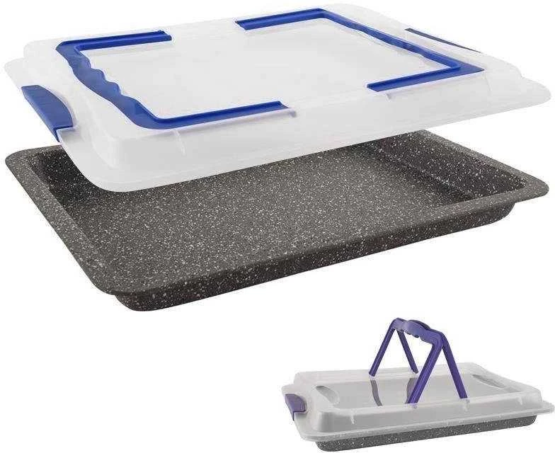 Orion Kepimo forma granitinė 43x29 cm su dangčiu