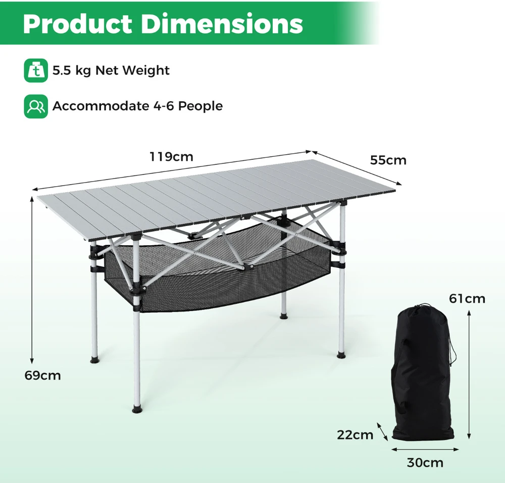 Stalas 119 x 55 x 69 cm