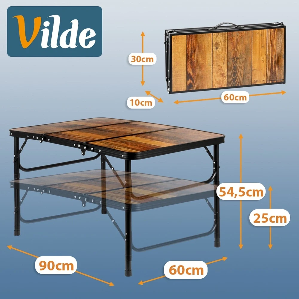 Stalas 90x60x27/51 cm